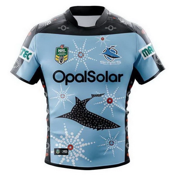 Maillot Rugby Sharks Édition Commémorative 2018 Bleu